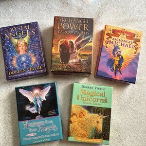 Doreen Virtue 5 deck tarot bundle